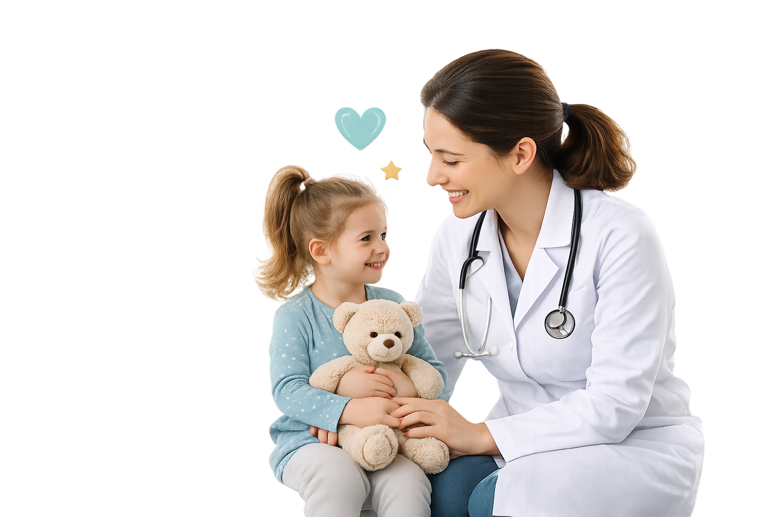 Klinikte oyun oynayan çocuk